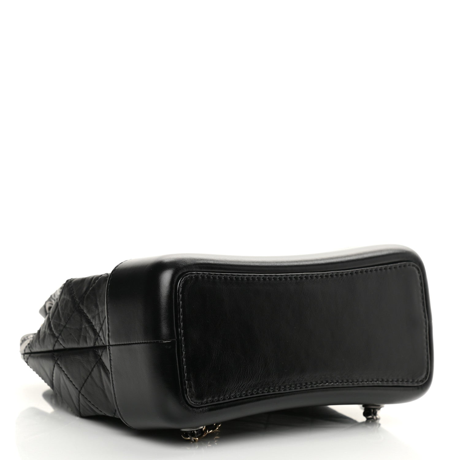 Chanel Aged Calfskin Quilted Small Gabrielle Backpack Black 4 of 12