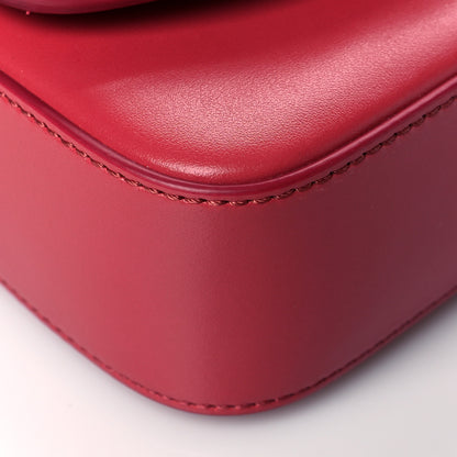 Chloe Shiny Calfskin Suede Mini C Double Carry Scarlet Pink 8 of 9