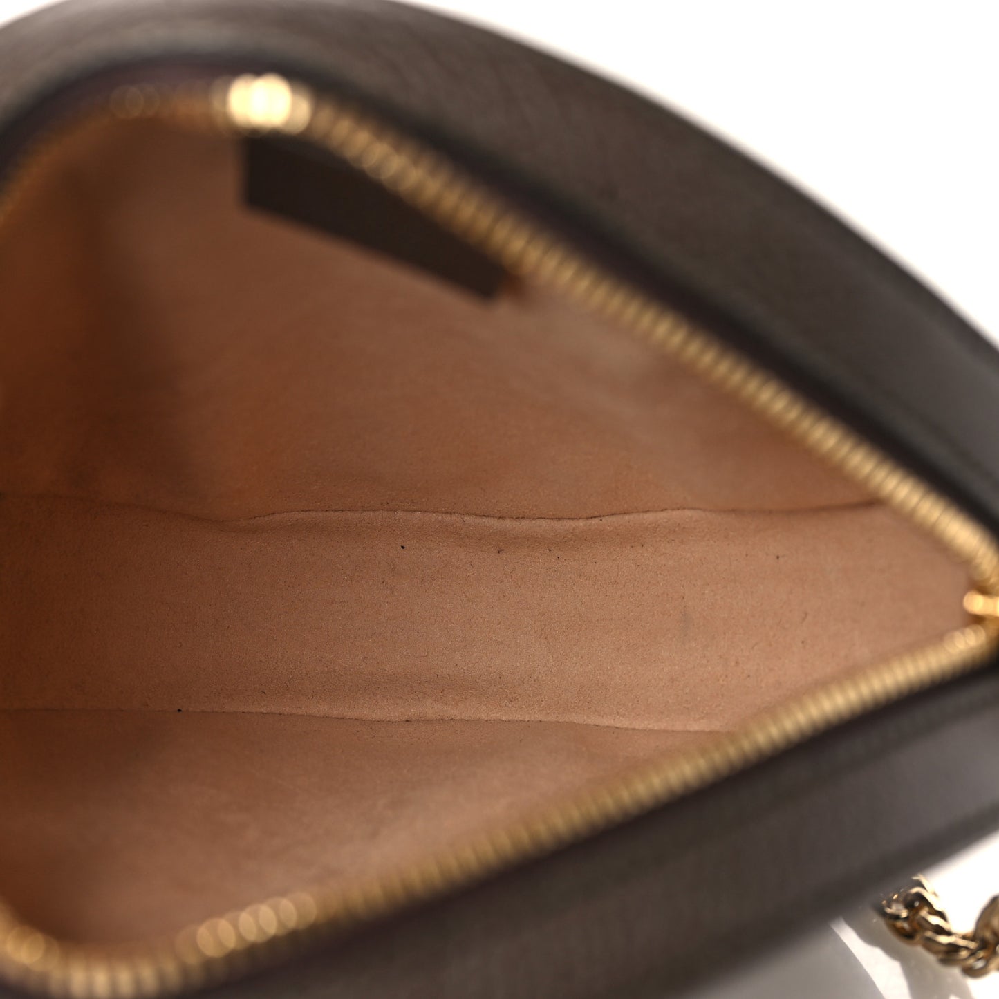 GG Supreme Monogram Web Mini Ophidia Round Shoulder Bag Brown