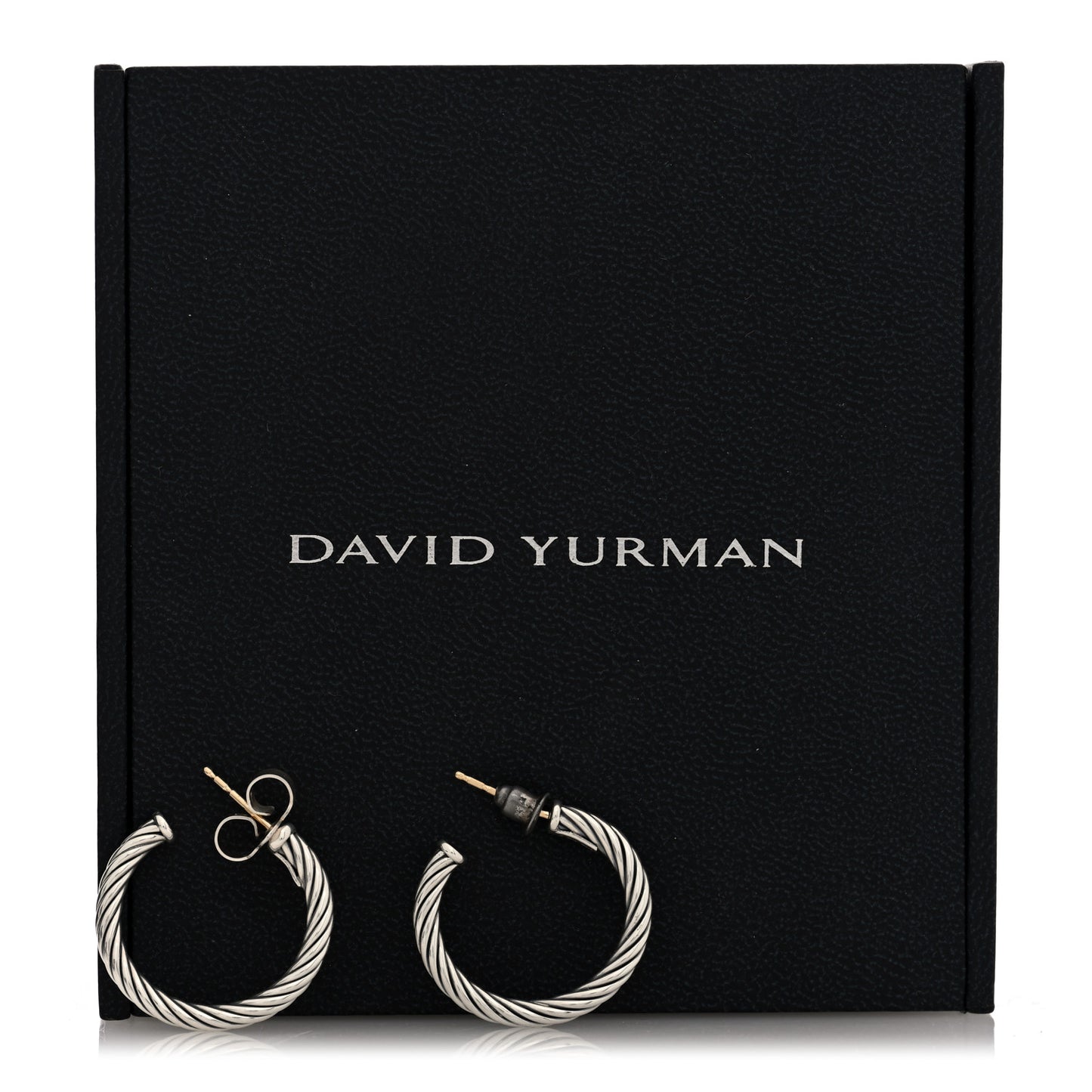 Sterling Silver Small Cable Classics Hoop Earrings