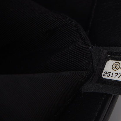 Chanel Calfskin Quilted Medium Boy Flap So Black 8 of 9