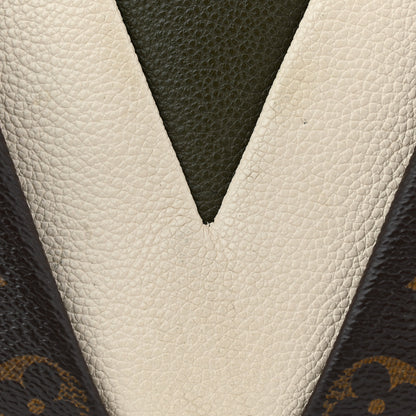 Louis Vuitton Monogram V Tote MM Khaki Cream 11 of 16