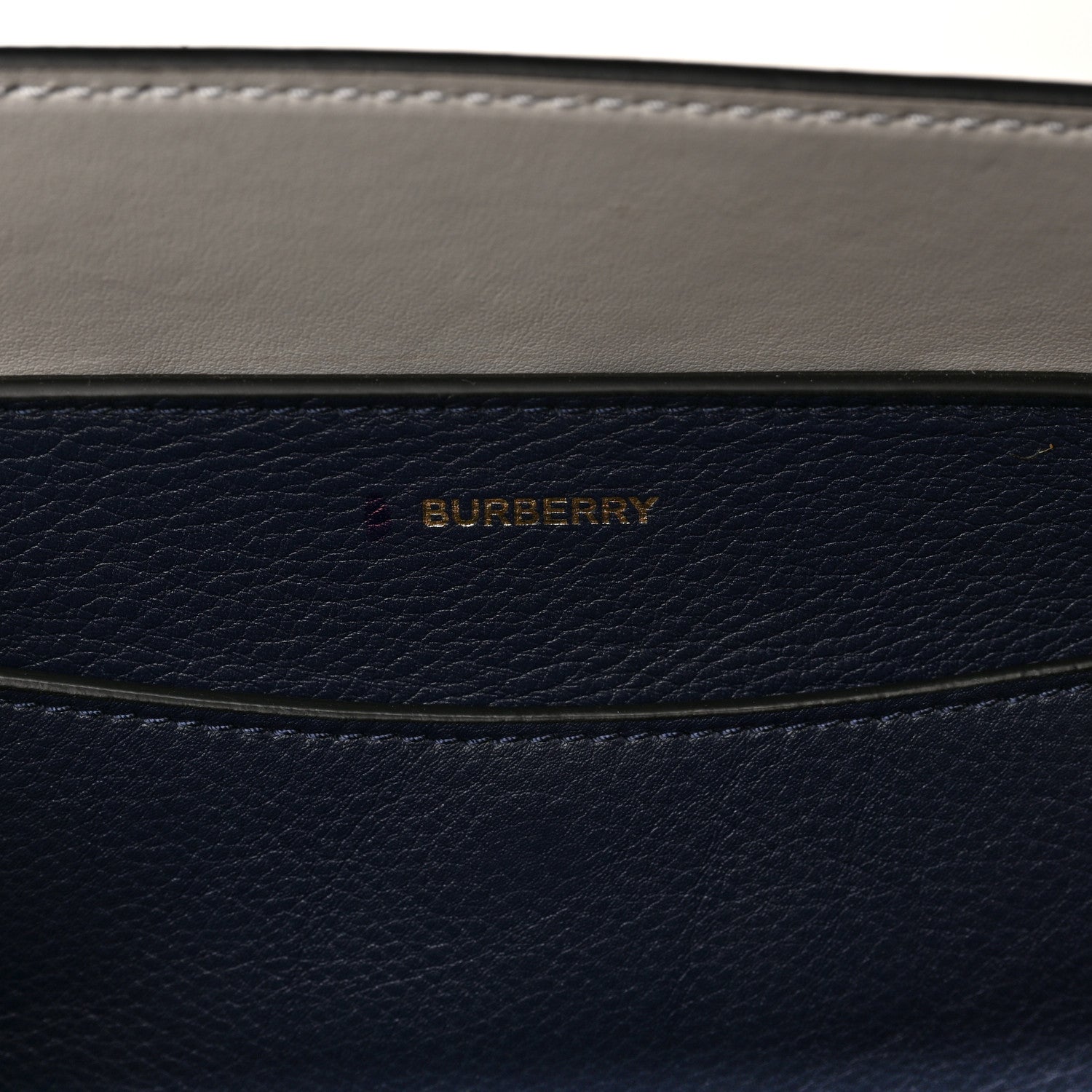 Burberry Soft Grain Calfskin Medium Belt Bag Navy Blue 5 of 8