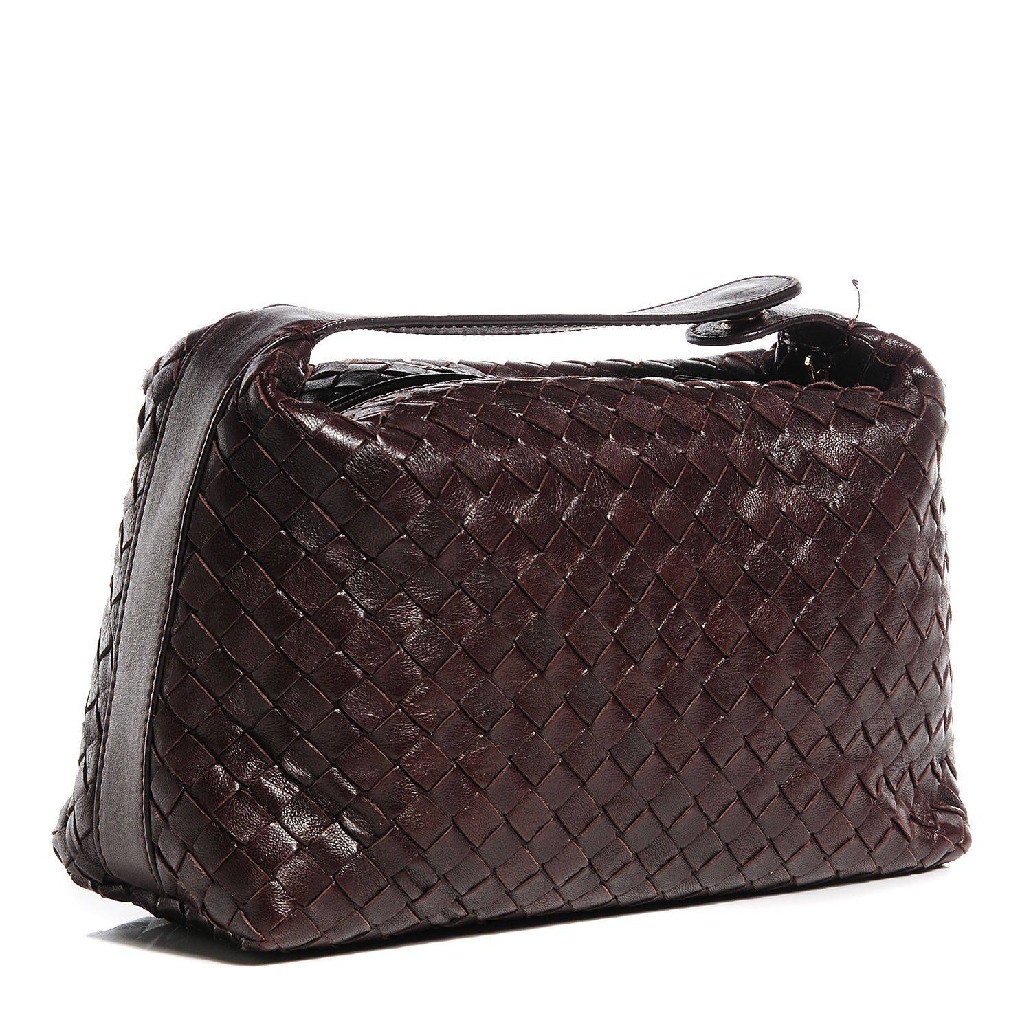 Bottega Veneta Nappa Intrecciato Large Cosmetic Case Ebano 3 of 14