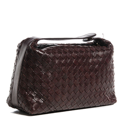 Bottega Veneta Nappa Intrecciato Large Cosmetic Case Ebano 3 of 14