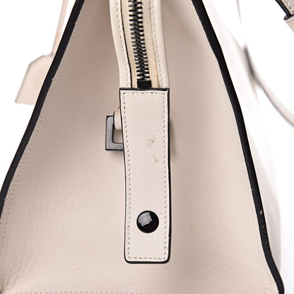 Saint Laurent Calfskin Small Monogram Cabas Dove White 7 of 10