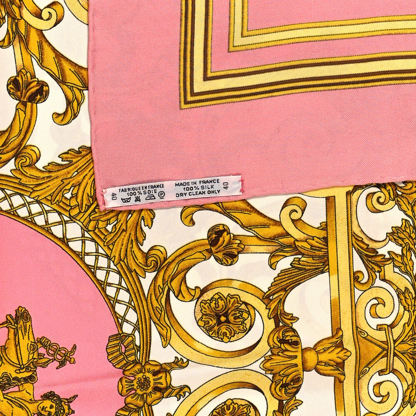 Silk Les Tuileries Scarf 90