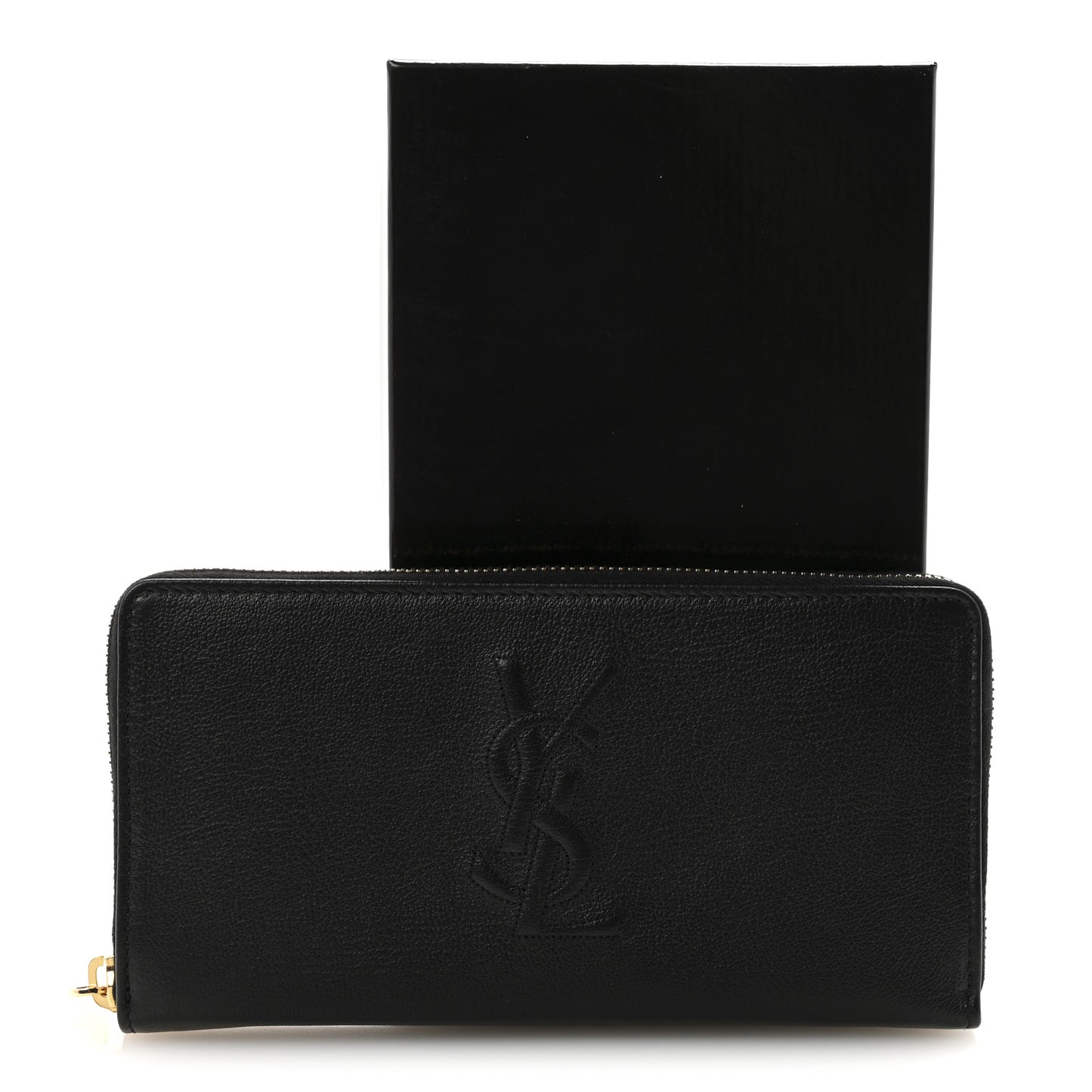 Chevre Belle De Jour Zip Around Wallet Black