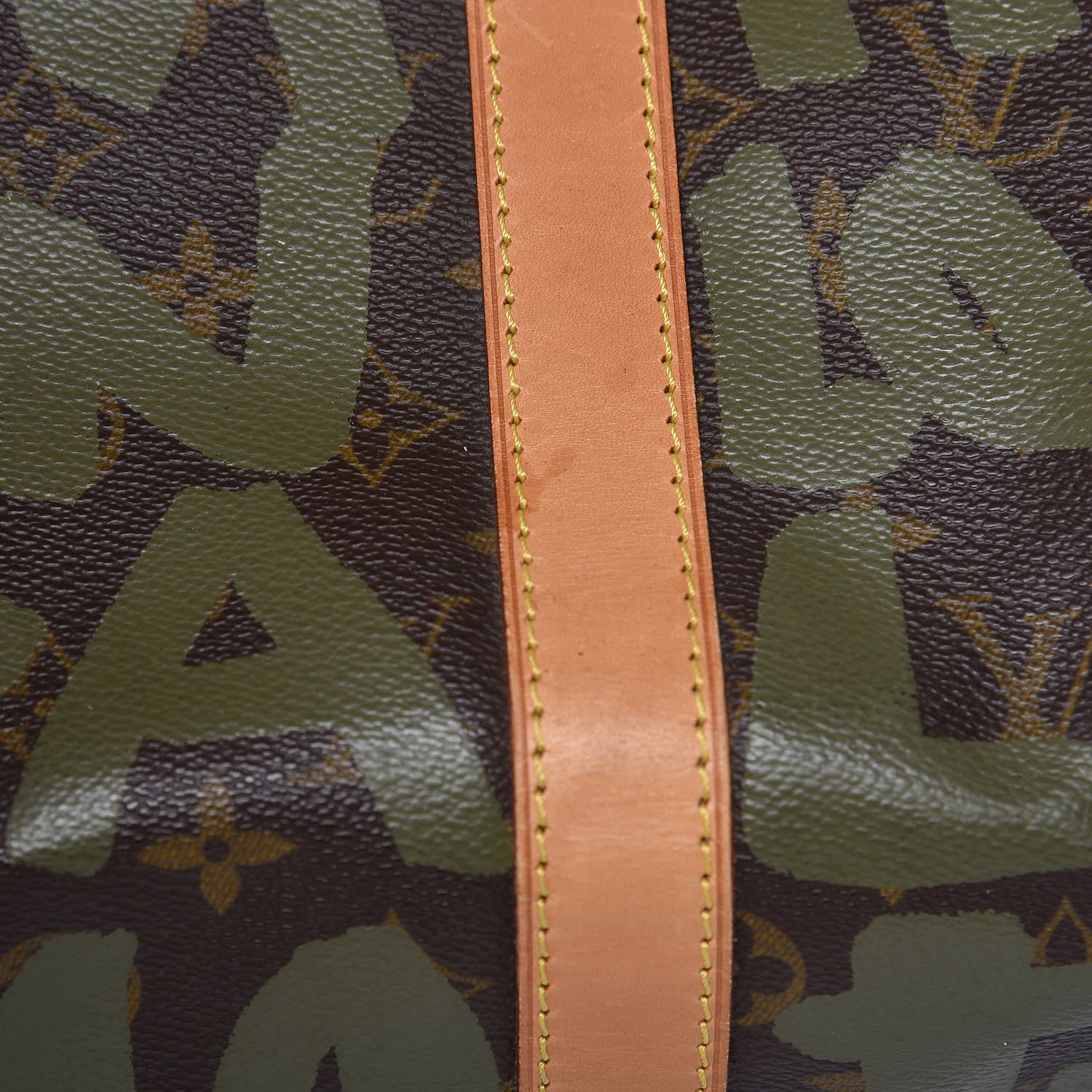 Louis Vuitton Graffiti Keepall 50 Kaki 12 of 16