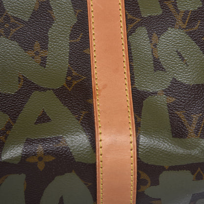 Louis Vuitton Graffiti Keepall 50 Kaki 12 of 16