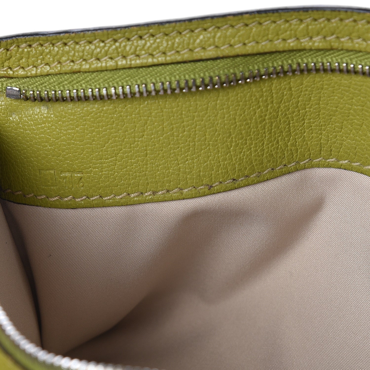 Hermes Chevre Mysore Zip Zap Vert Anis 7 of 8