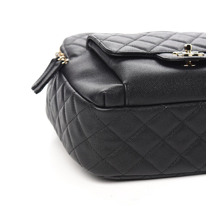 Chanel Caviar Quilted Medium Zip Around Backpack Black 8 of 10