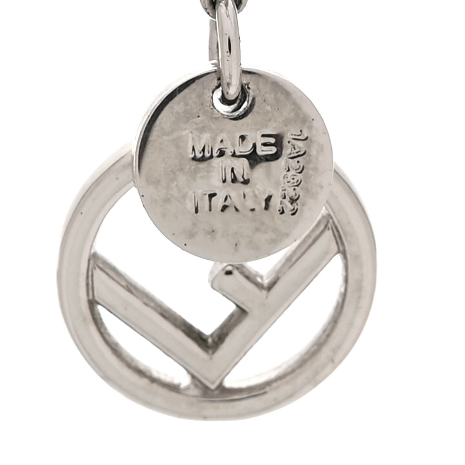 Fendi Metal Crystal F is Fendi Necklace Silver 5 of 7