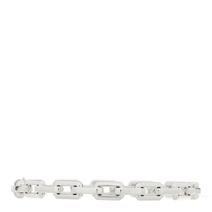 David Yurman Sterling Silver Diamond 7mm Stax Link Bangle Bracelet 2 of 3