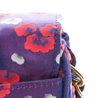 Prada Tessuto Nylon Lurex Embroidered Flap Viola 11 of 13