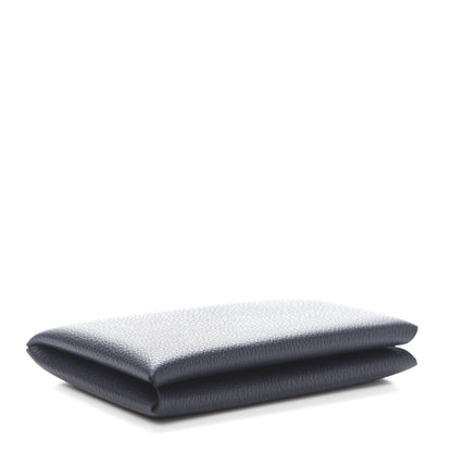 Hermes Evercolor Calvi Card Case Bleu Nuit 4 of 10