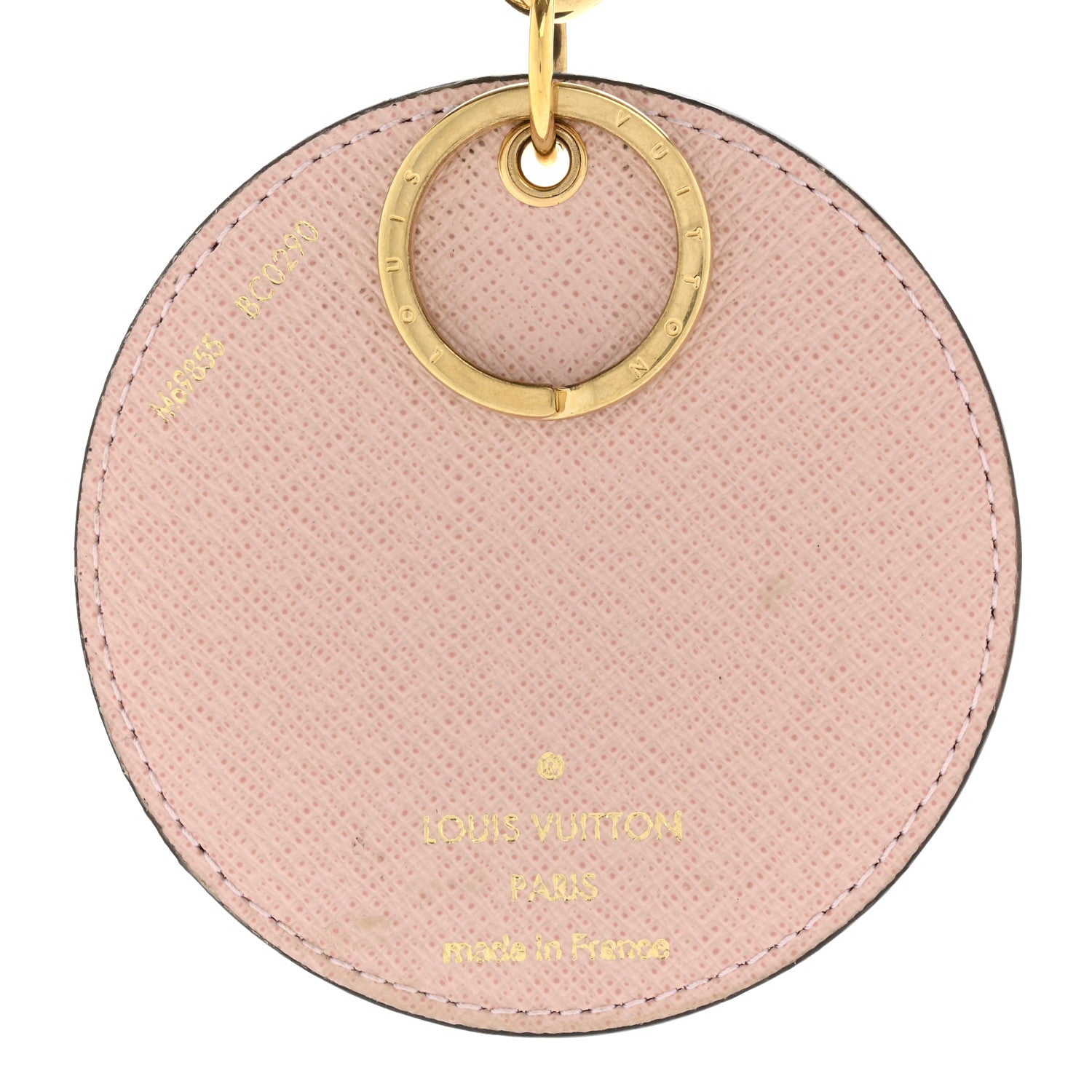 Louis Vuitton Monogram 2020 Christmas Animation Big Wheel Bag Charm Key Ring Rose Ballerine 3 of 4