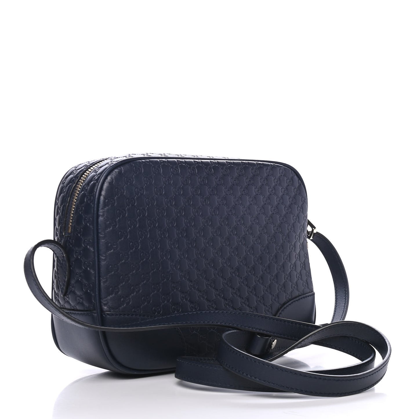 Soft Microguccissima Mini Bree Messenger Bag Blue
