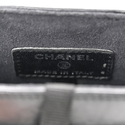 Chanel Lambskin Quilted Chain Around Phone Holder Black 6 of 14