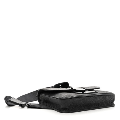 Louis Vuitton Taurillon Monogram S Lock Sling Bag Black 4 of 9