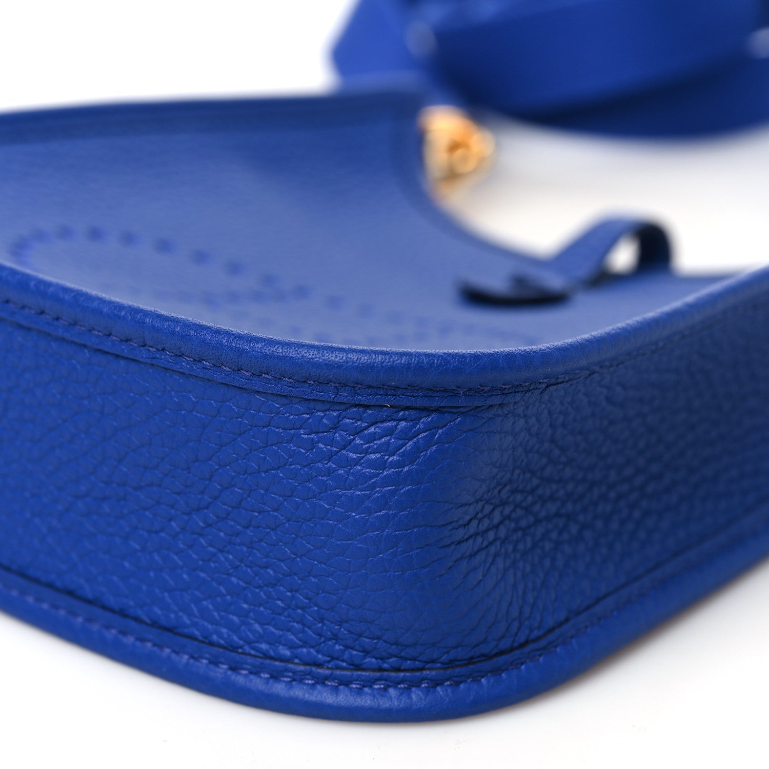 Hermes Taurillon Clemence Evelyne TPM Bleu Electrique 10 of 11