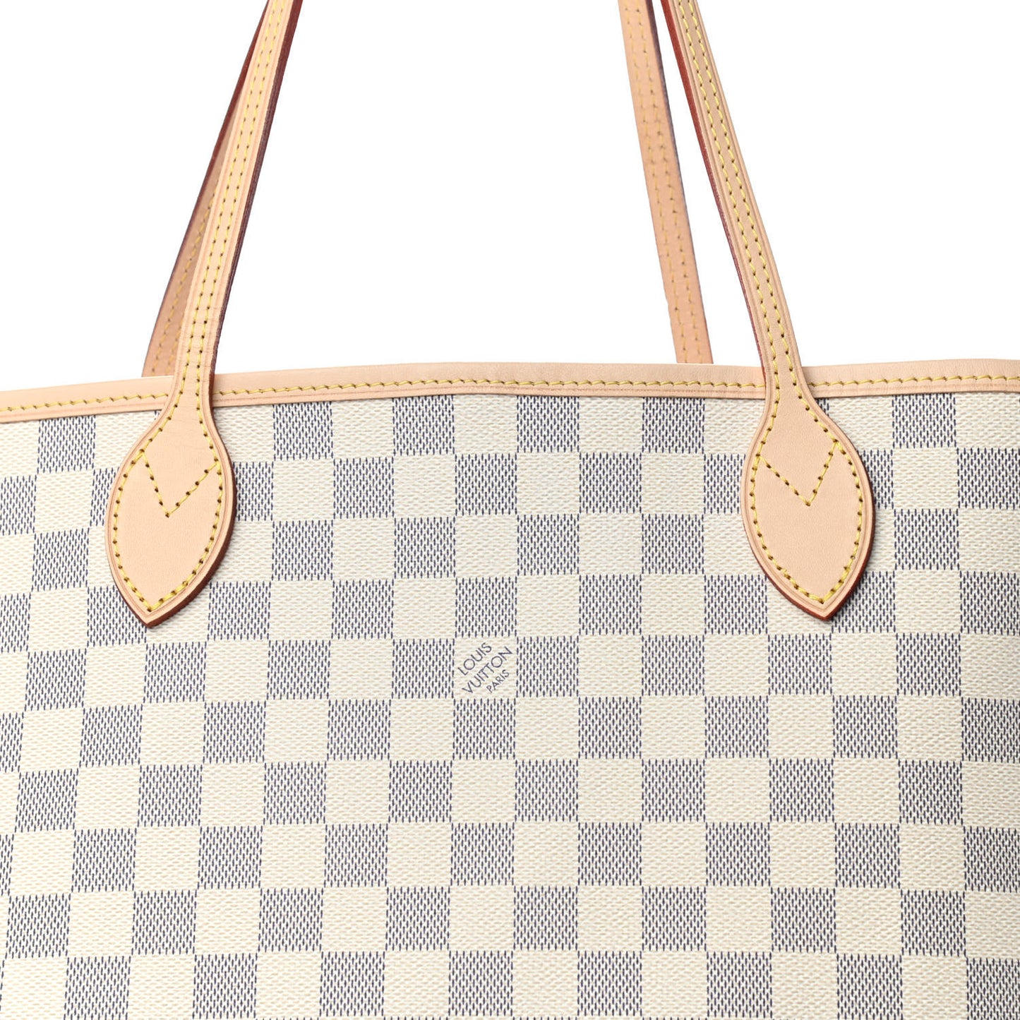 Damier Azur Neo Neverfull MM Rose Ballerine
