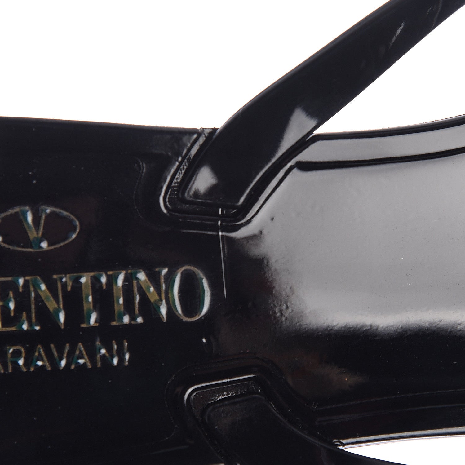 Valentino Garavani PVC Jelly Rockstud Bow Thong Sandals 41 Black 8 of 10