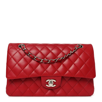 Chanel Lambskin Quilted Medium Double Flap Red 1 of 10