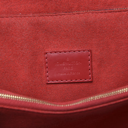 Louis Vuitton Damier Ebene Caissa Clutch Cherry 6 of 9