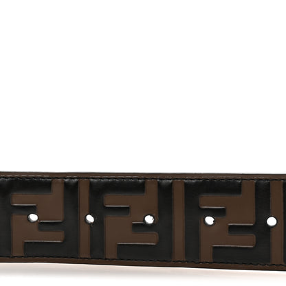 Fendi Vitello F is Fendi Bi-Color FF 1974 Embossed 85 34 Belt Maya Black 3 of 6