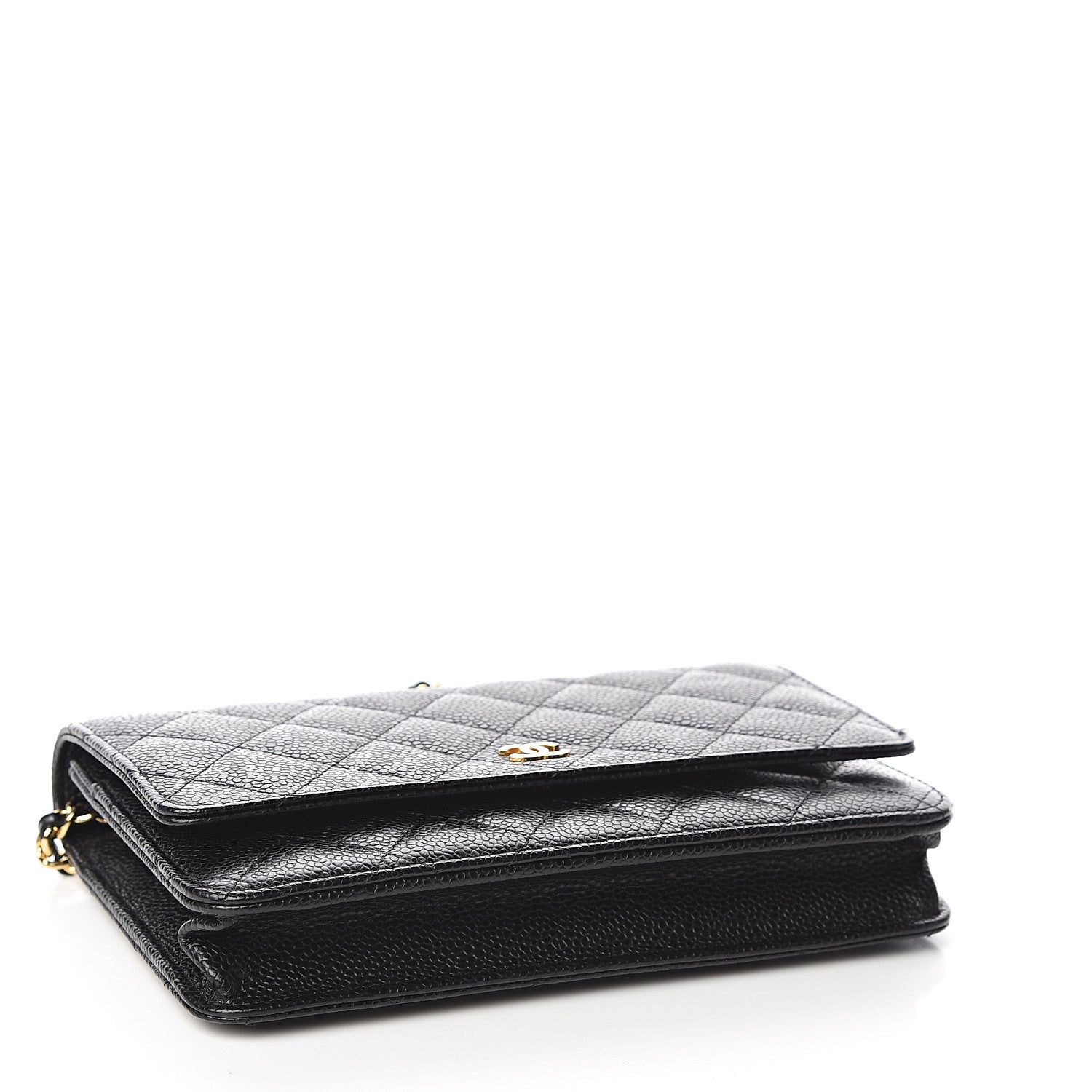 Chanel Caviar Quilted Wallet On Chain WOC Black 3 of 10