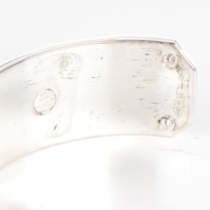 Hermes Sterling Silver Kelly MM Bracelet S 7 of 7