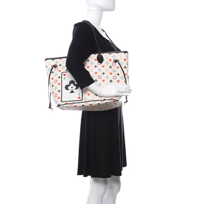 Louis Vuitton Game On Neverfull MM White 2 of 10