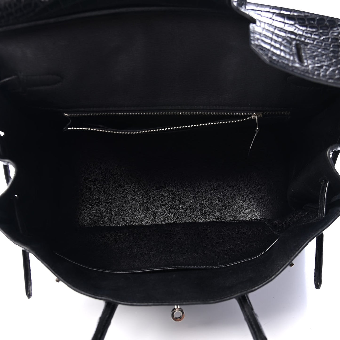 Matte Porosus Crocodile Birkin 35 Black