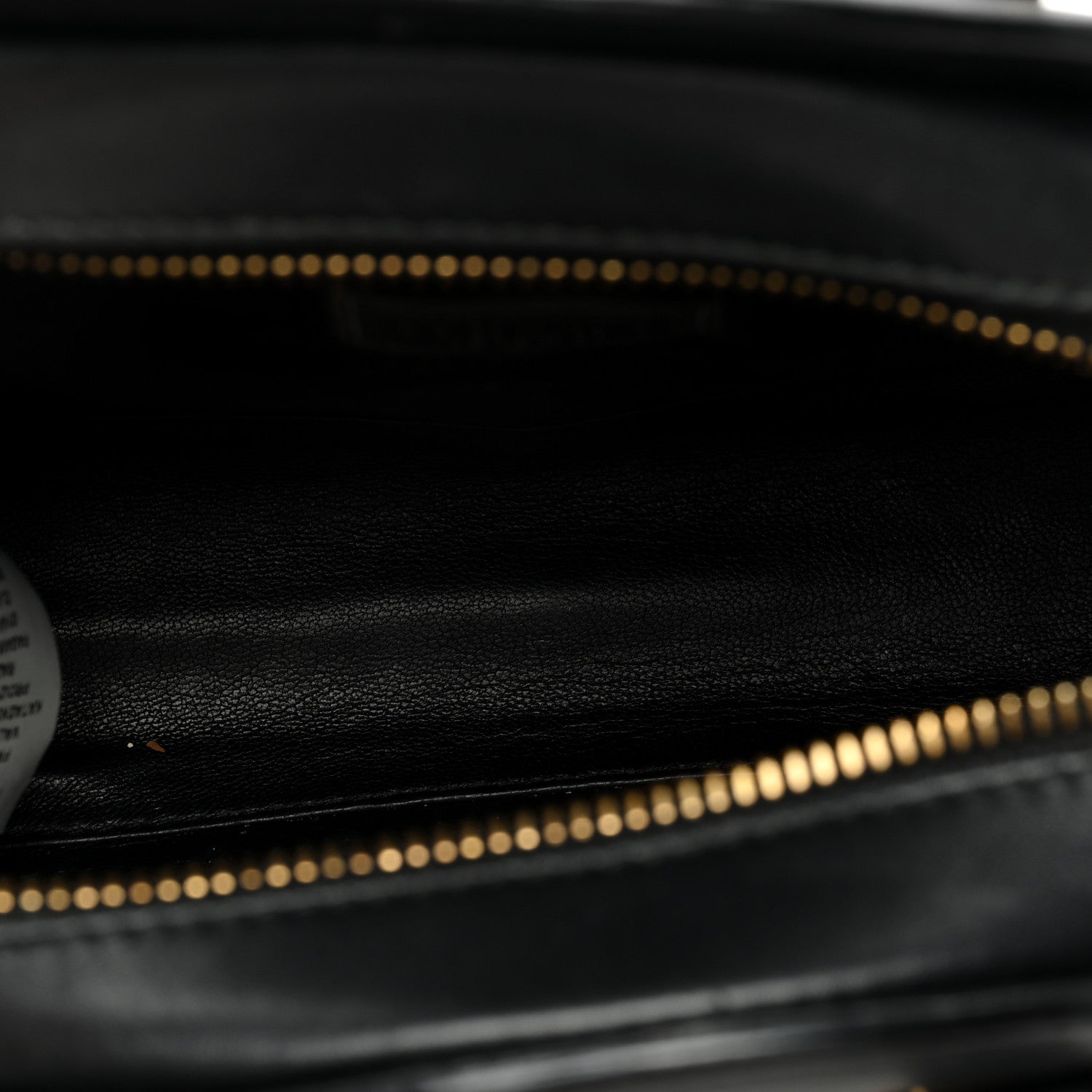 Versace Calfskin Small Medallion Tribute Bowling Bag Black 5 of 10