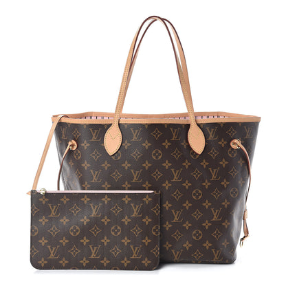 Louis Vuitton Monogram Neo Neverfull MM Rose Ballerine 1 of 10