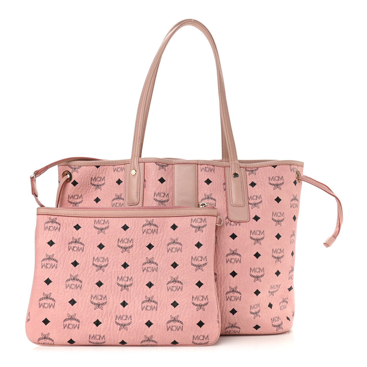 Visetos Medium Liz Reversible Shopper Tote Soft Pink