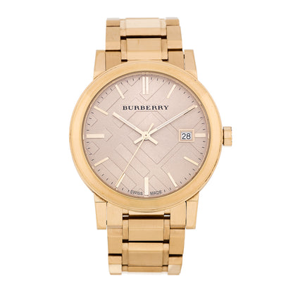 Burberry Stainless Steel 38mm The City Quartz Watch Champagne BU9033 1 of 4