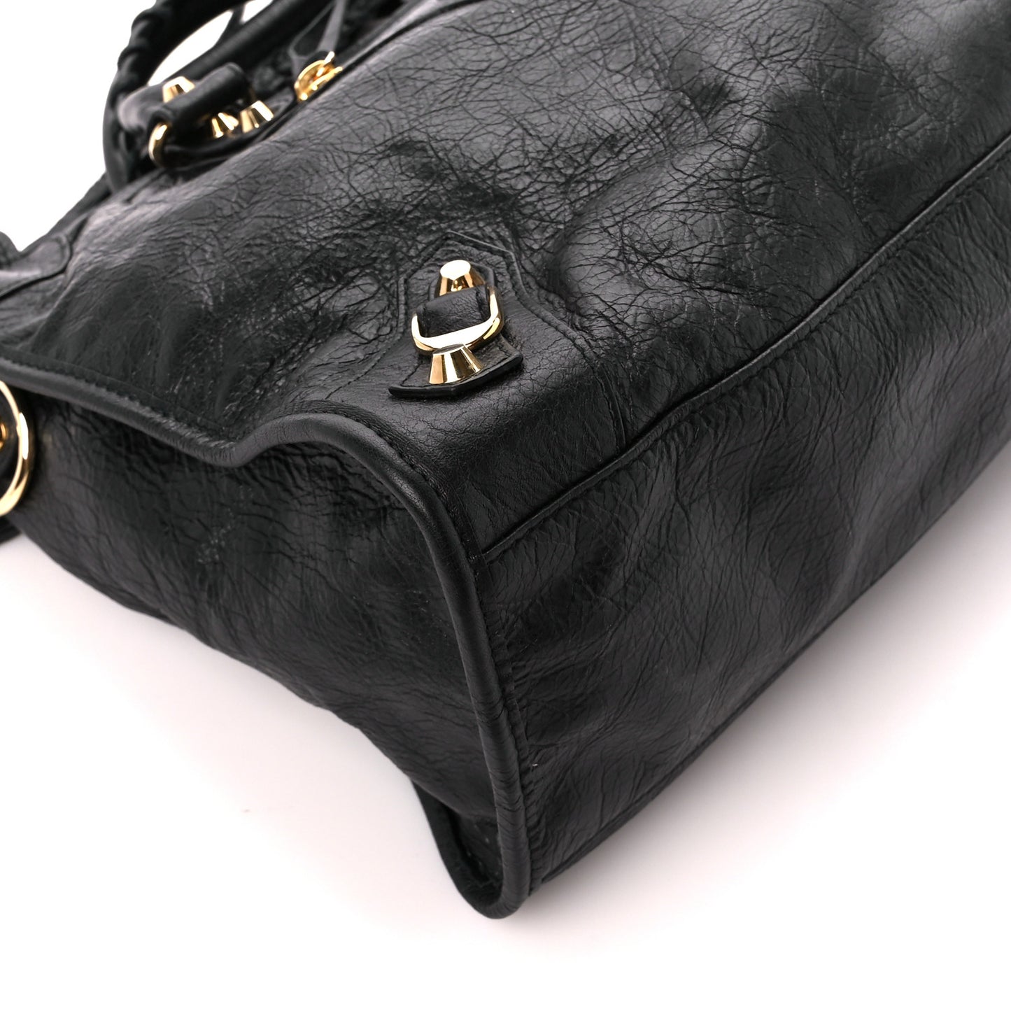 Agneau Classic Gold Hardware City Black