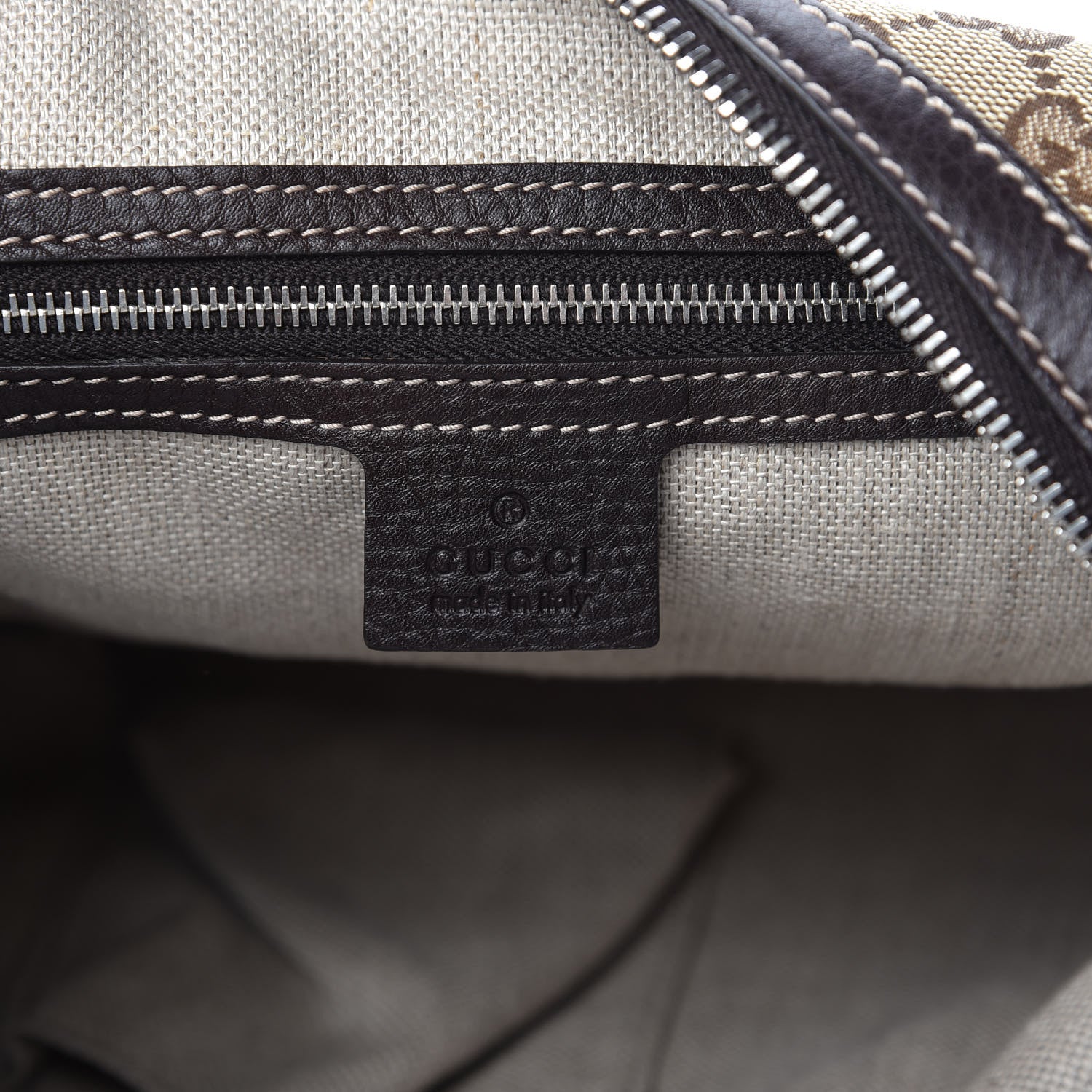 Gucci Monogram Medium Icon Bit Hobo Dark Brown 8 of 9