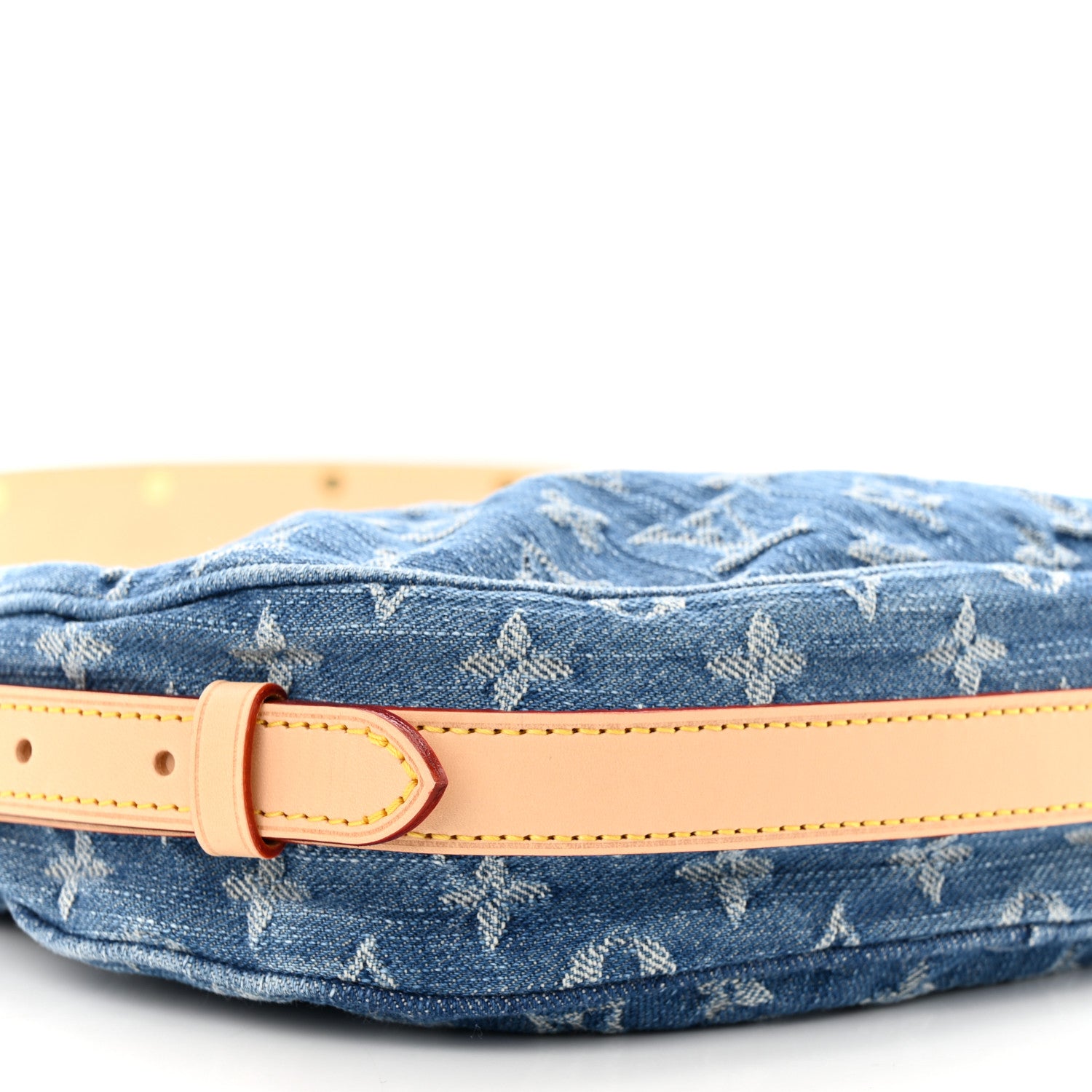 Louis Vuitton Monogram Denim Croissant MM Blue 9 of 11