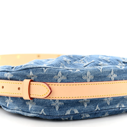 Louis Vuitton Monogram Denim Croissant MM Blue 9 of 11