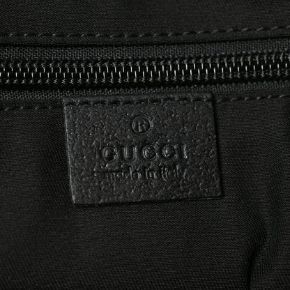 Gucci GG Monogram Medium Web Handle Double Pocket Tote Black 6 of 10