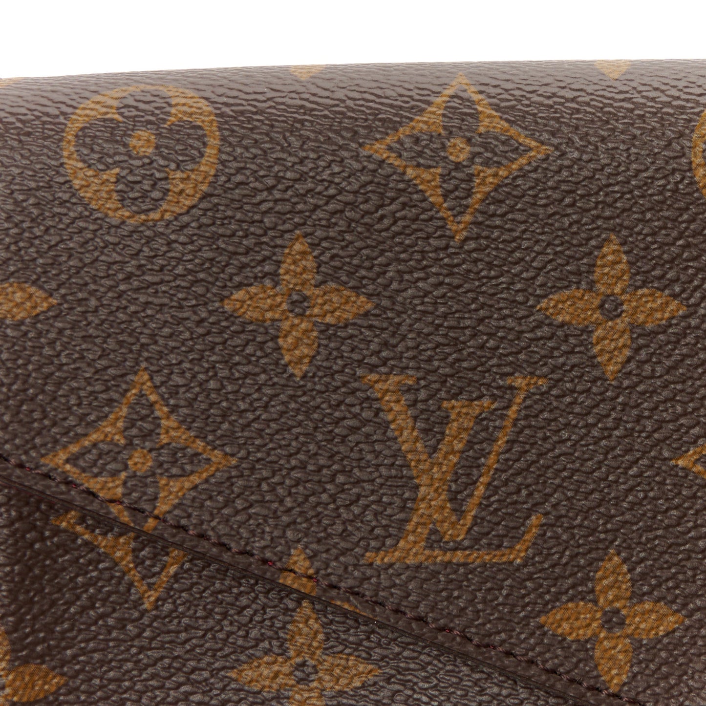 Monogram Pochette Felicie Chain Wallet Fuchsia