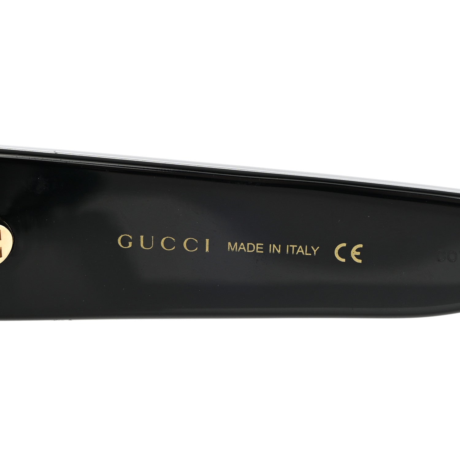 Gucci Acetate Square Frame Sunglasses GG0083S Glitter Red Black Green 6 of 9