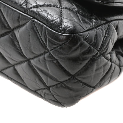 Chanel Aged Calfskin Quilted 2.55 Reissue 225 Hanger Flap Black 10 of 10