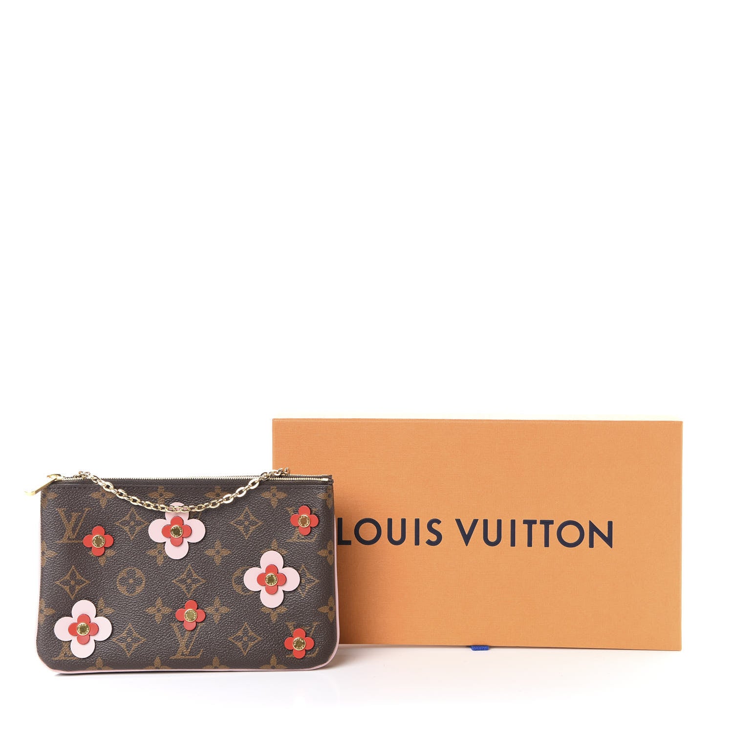 Louis Vuitton Monogram Blooming Flowers Double Zip Pochette 9 of 9
