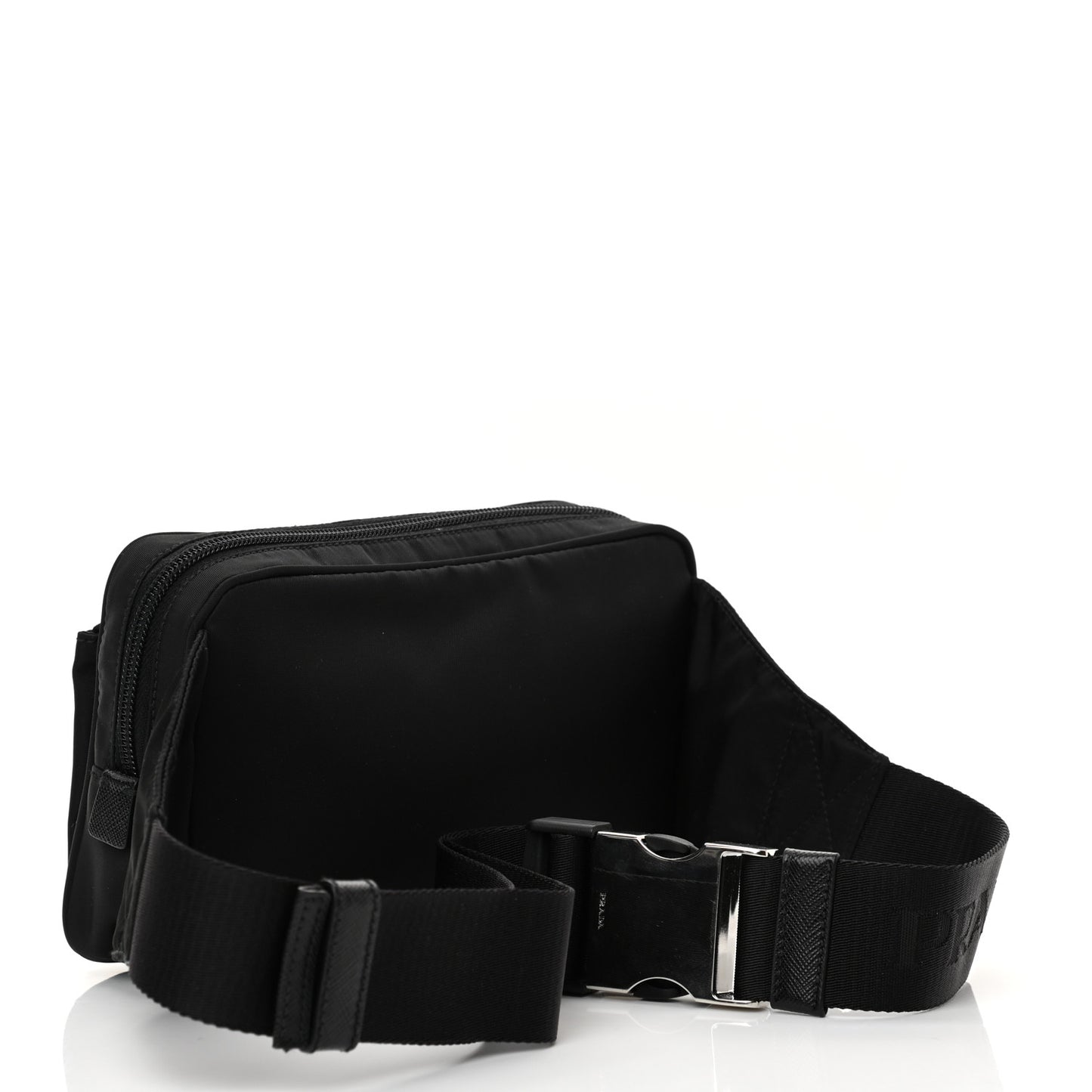 Re-Nylon Saffiano Belt Bag Black