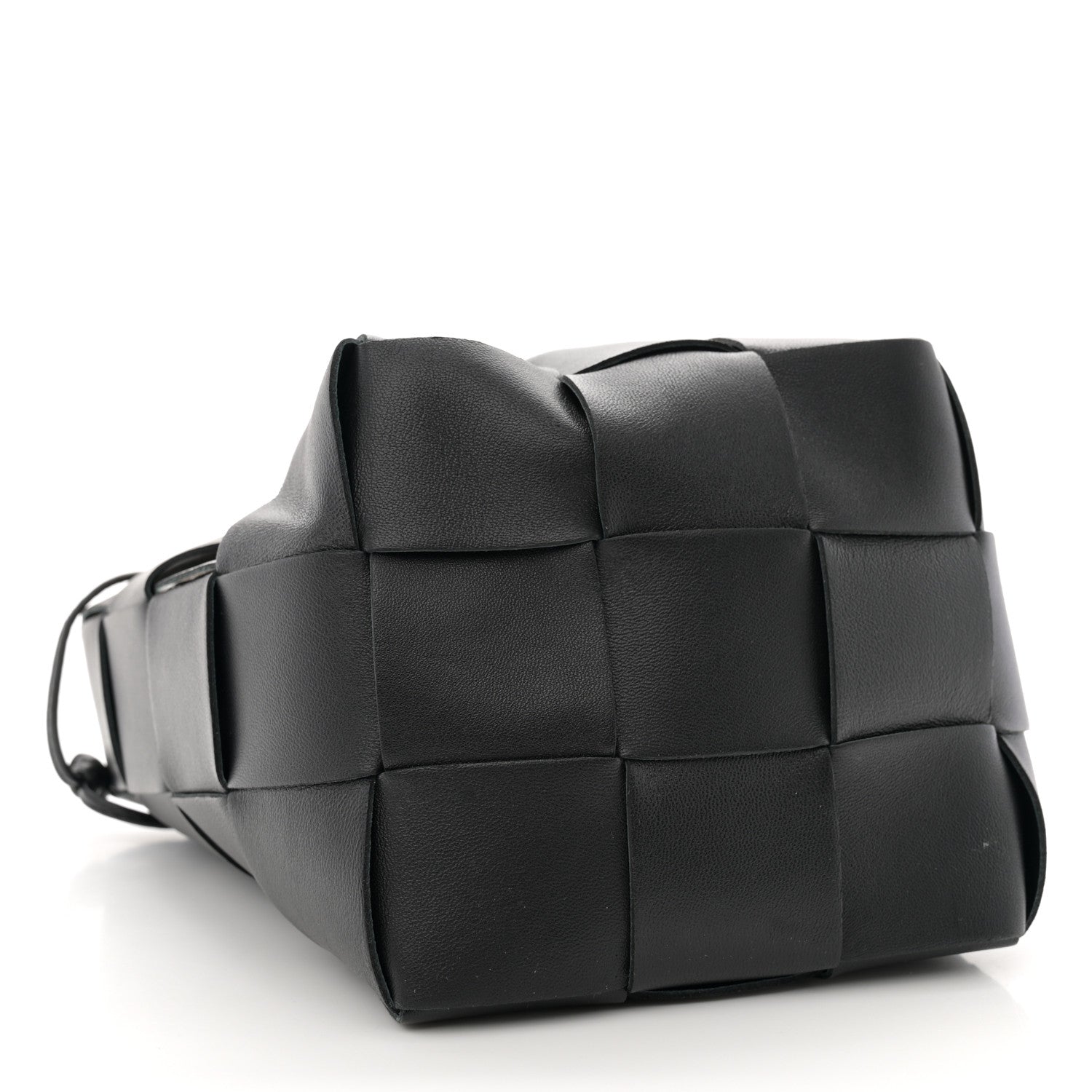 Bottega Veneta Nappa Maxi Intrecciato Cassette Bucket Bag Black 4 of 11
