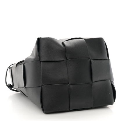Bottega Veneta Nappa Maxi Intrecciato Cassette Bucket Bag Black 4 of 11
